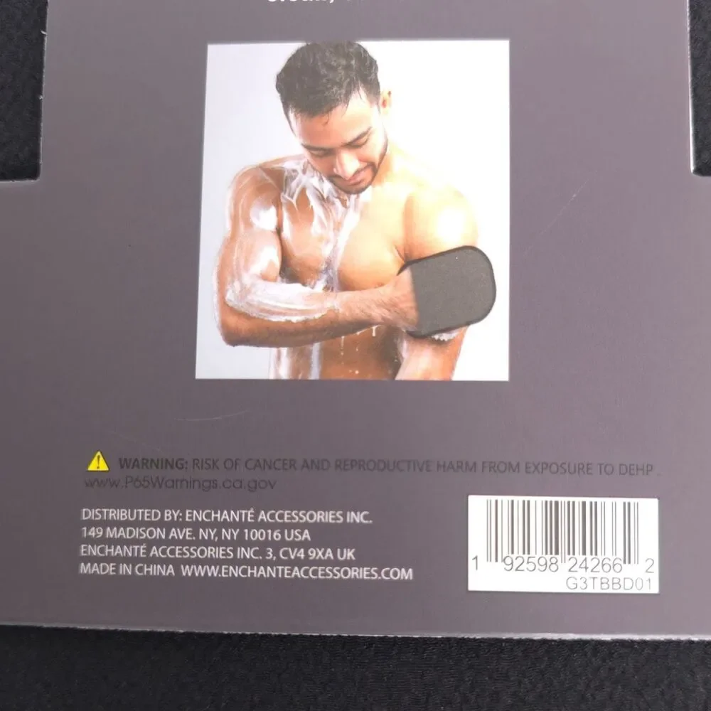 TOMMY‎ BAHAMA New Men's Exfoliate Silicone Scrubber 2 Pack Gently Exfoliate